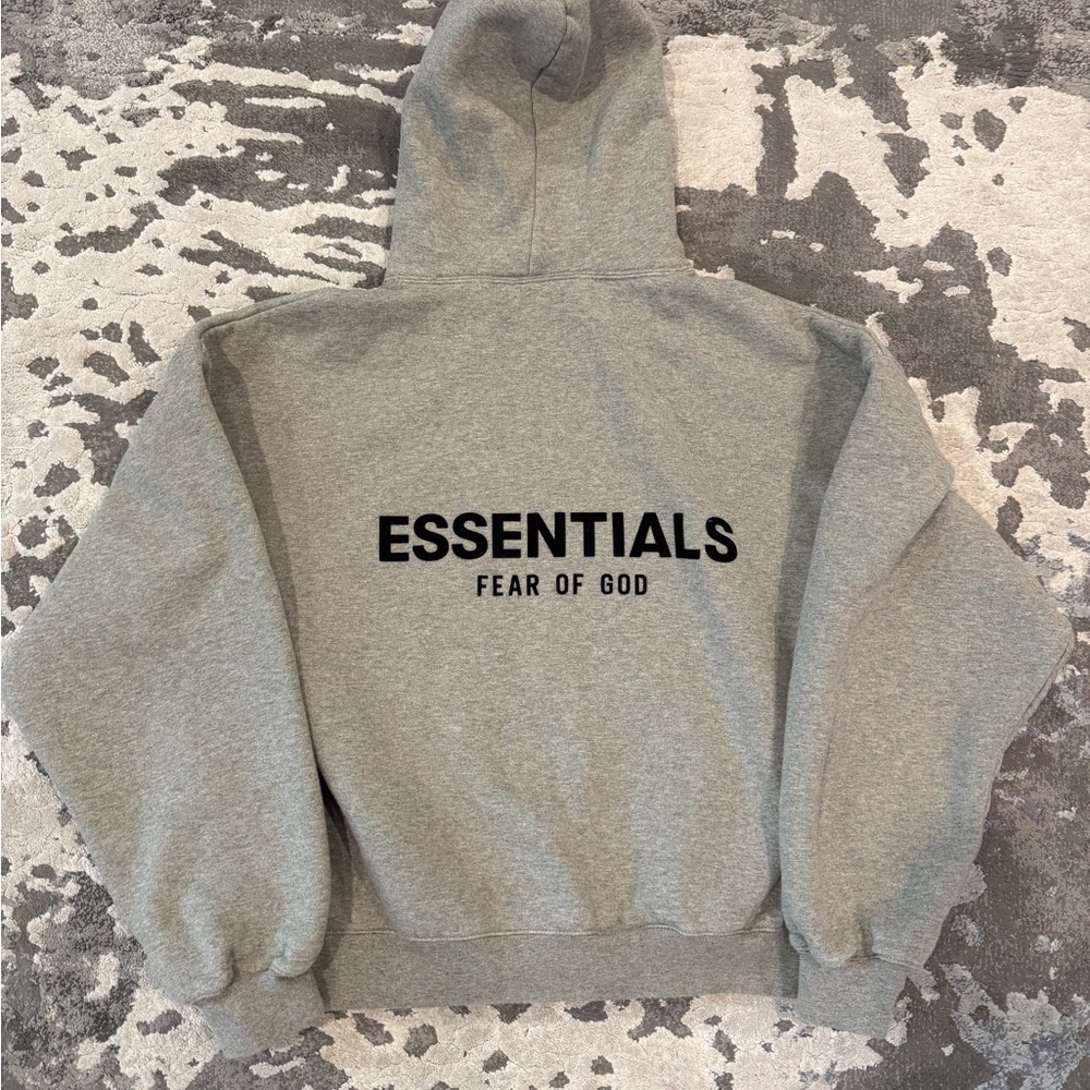 Fear of God Essentials Heather Gray Hoodie - unisex